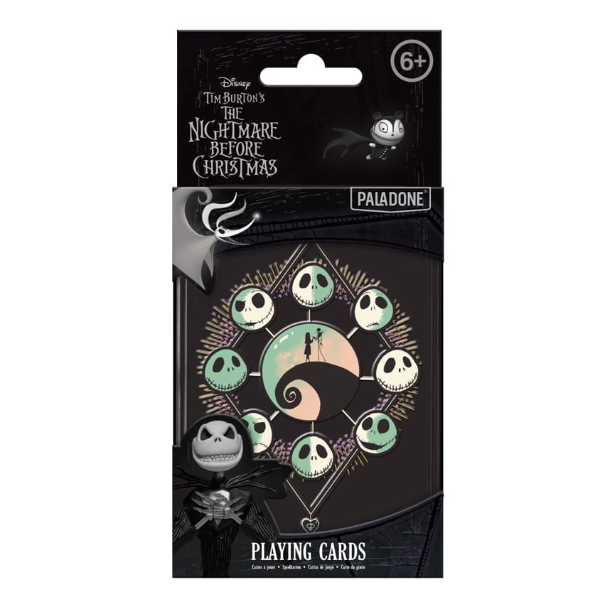 Disney - L'Étrange Noël de monsieur Jack - Cartes à jouer avec boîte de rangement en métal - flash vidéo