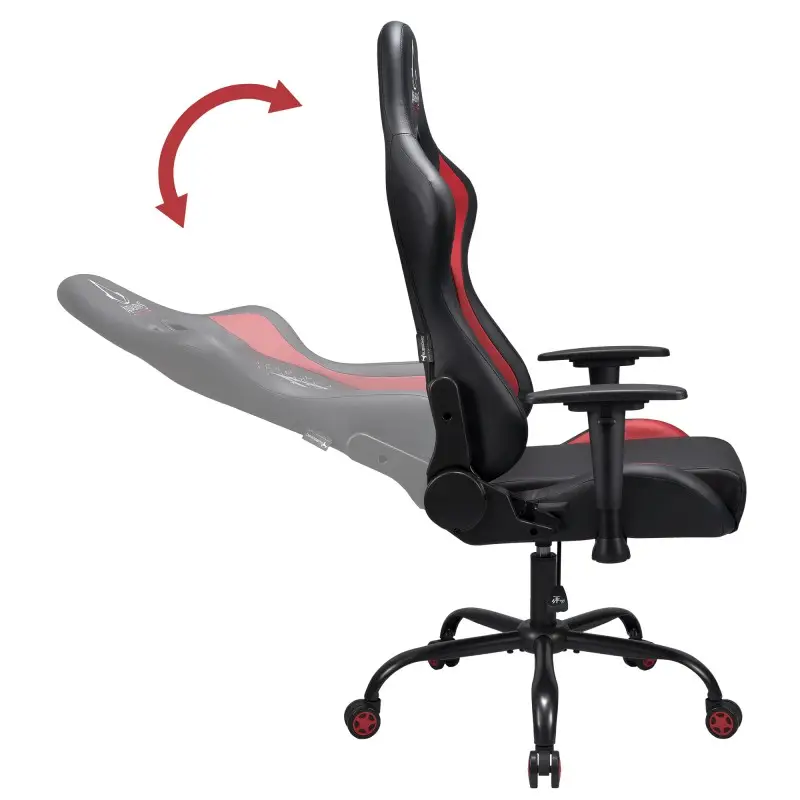 Subsonic - Assassin's Creed - Chaise Gaming Pro Noire et Rouge - flash vidéo