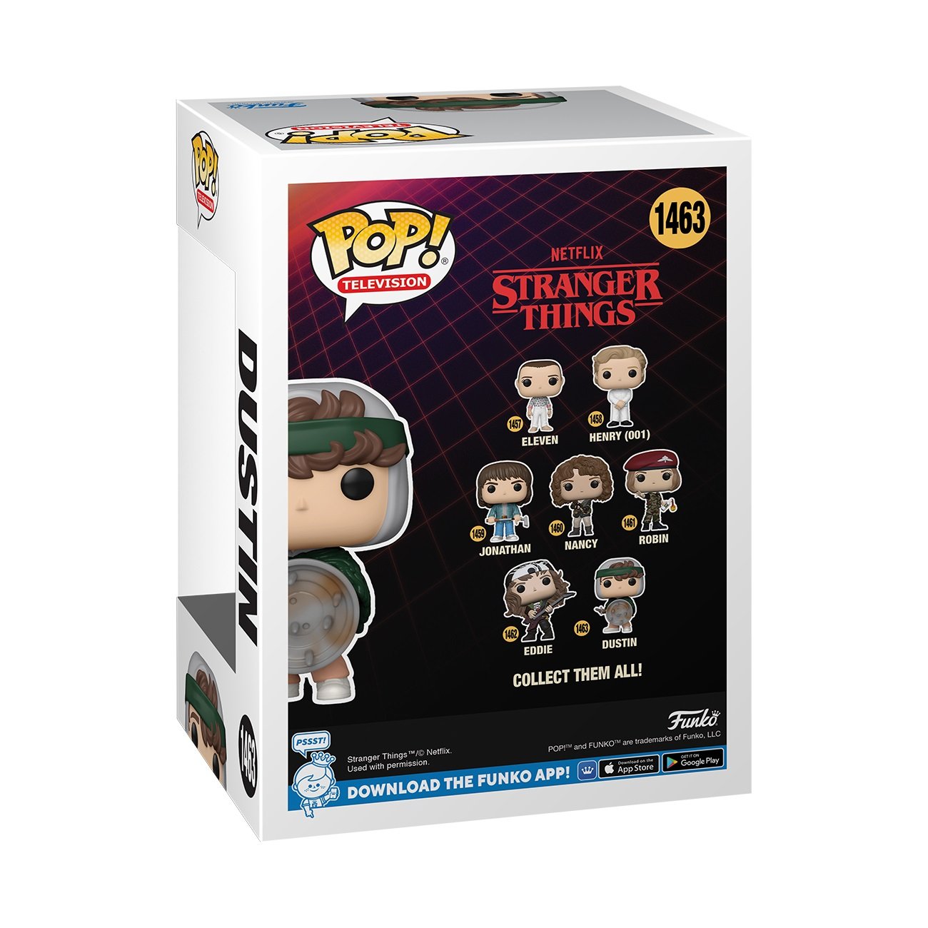 Funko Pop! TV: Stranger Things - Hunter Dustin (with Shield) - flash vidéo