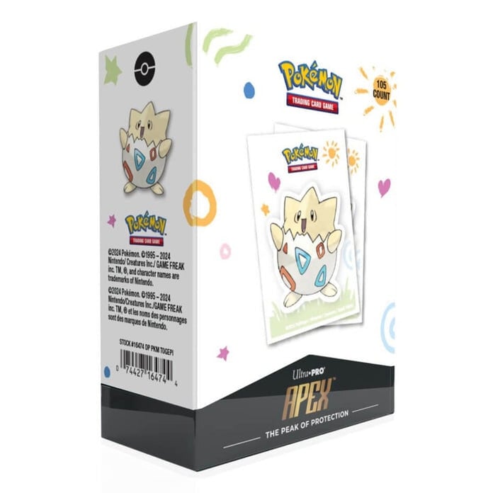 Ultra Pro - Pokémon JCC - Sachet de 105 protèges cartes standard - Togepi (63 x 89 mm) - flash vidéo