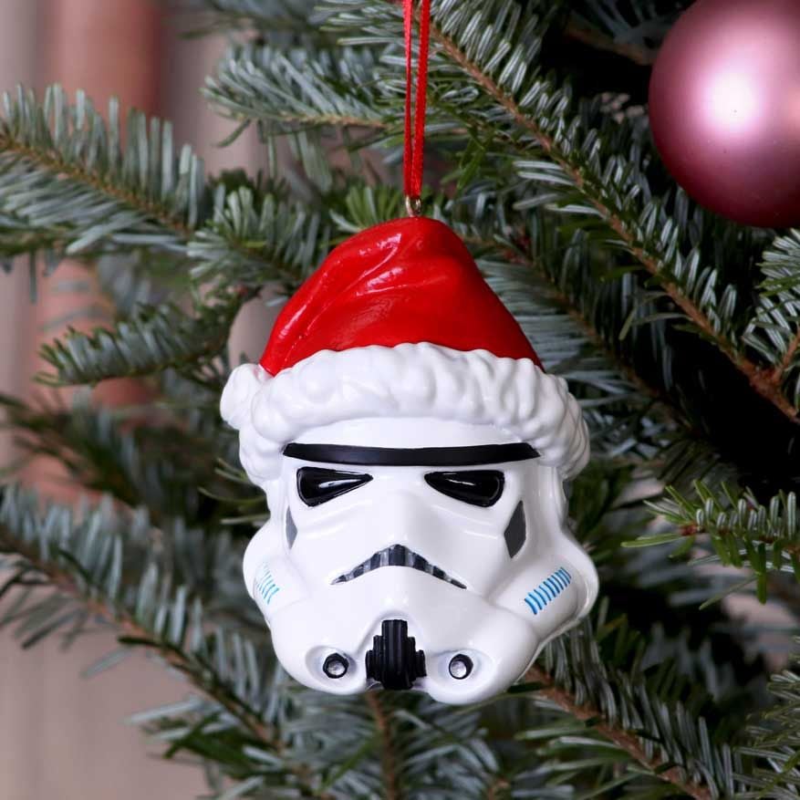Star Wars - Ornement Suspendu Bonnet de Noel Stormtrooper 8,3 cm - flash vidéo