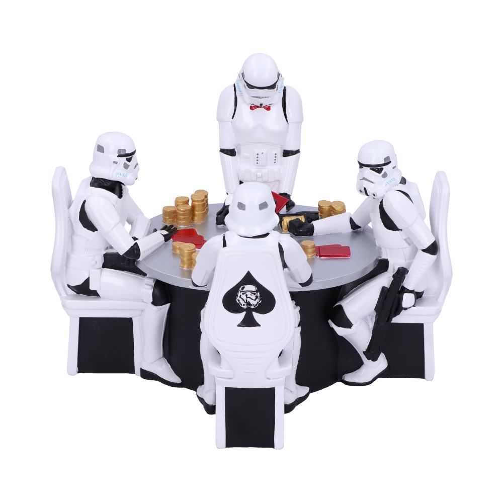 Star Wars - Diorama Stormtrooper "Poker Face" 18.3cm - flash vidéo