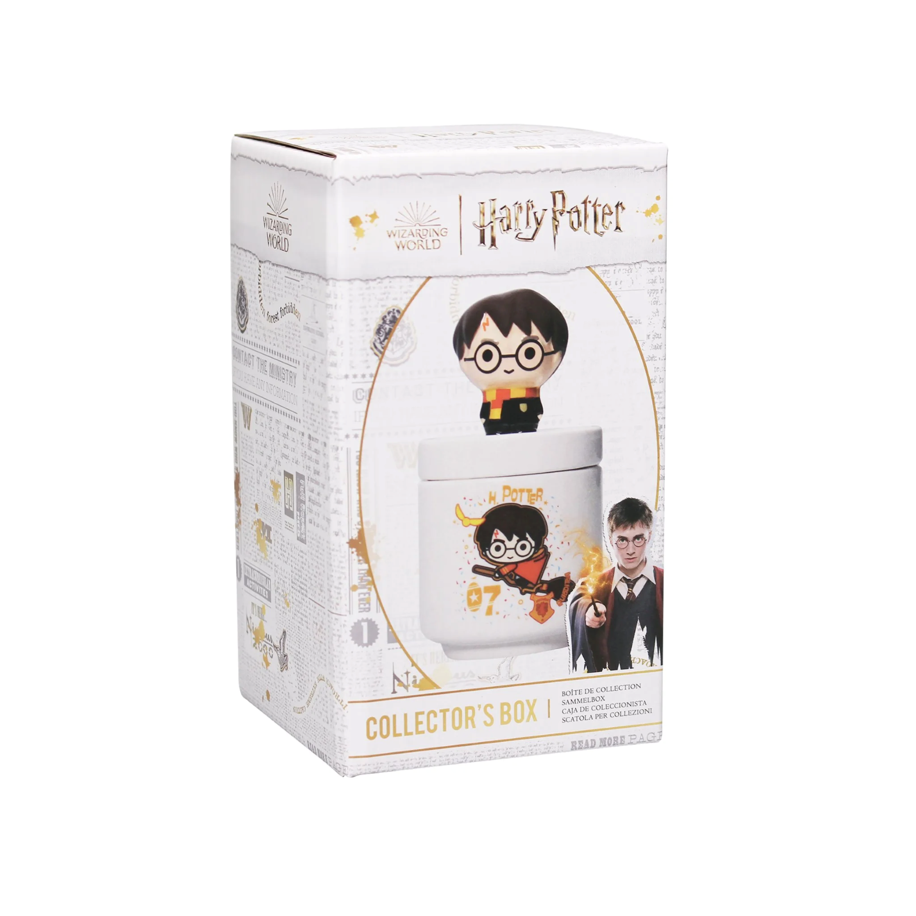 Harry Potter - Boîte de rangement de collection en céramique Harry Kawaii - flash vidéo
