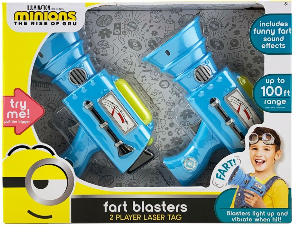 Minions - Laser Game Fart Blasters pour 2 joueurs - flash vidéo