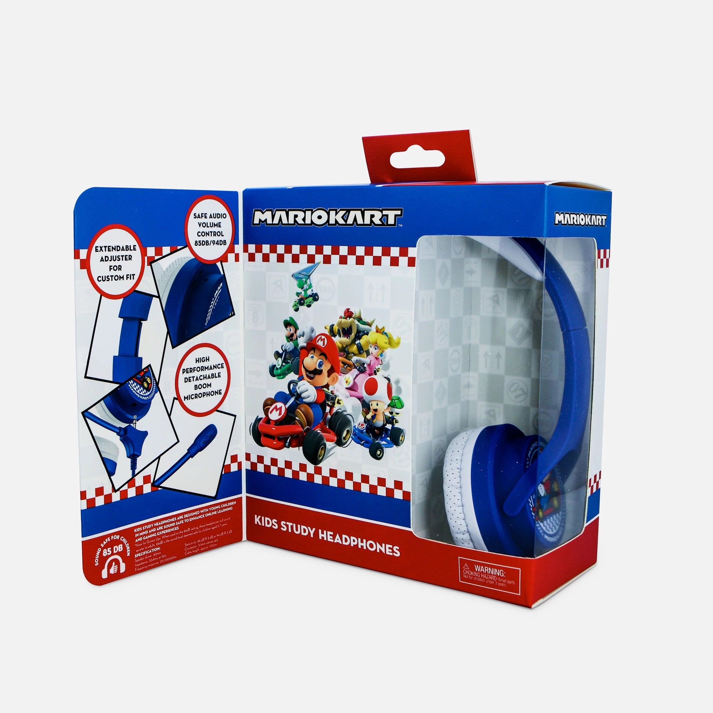 Super Mario - Casque interactif Mario Kart pour enfants avec microphone - flash vidéo