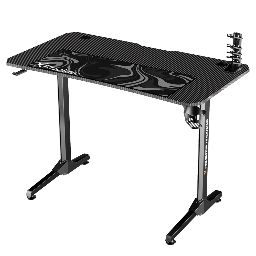 X Rocker - Panther Low Profile Esports Gaming Desk - flash vidéo