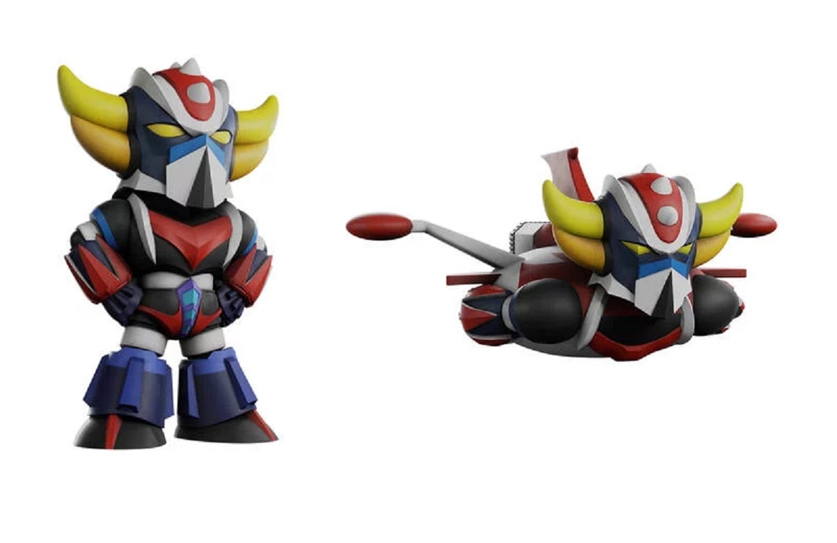 Plastoy - Goldorak - Spacer + Goldorak debout Figurine - flash vidéo