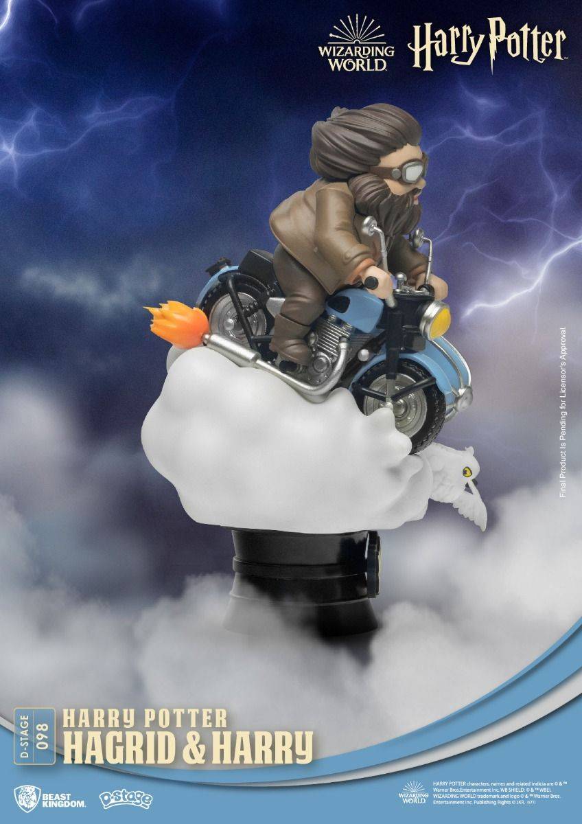 Warner Bros - Diorama-098 - Harry Potter - Hagrid et Harry - flash vidéo