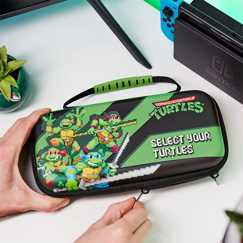 Nickelodeon - Housse de transport Teenage Mutant Ninja Turtles : Shredder's Revenge pour Nintendo Switch - flash vidéo