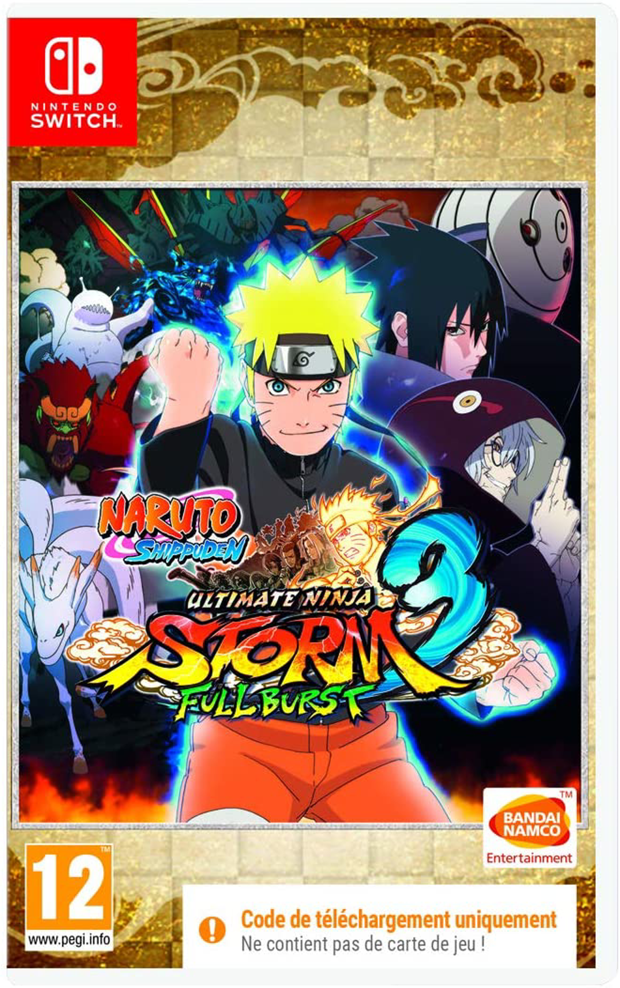 Naruto Shippuden : Ultimate Ninja Storm 3 Full Burst (Code-in-a-box) - flash vidéo