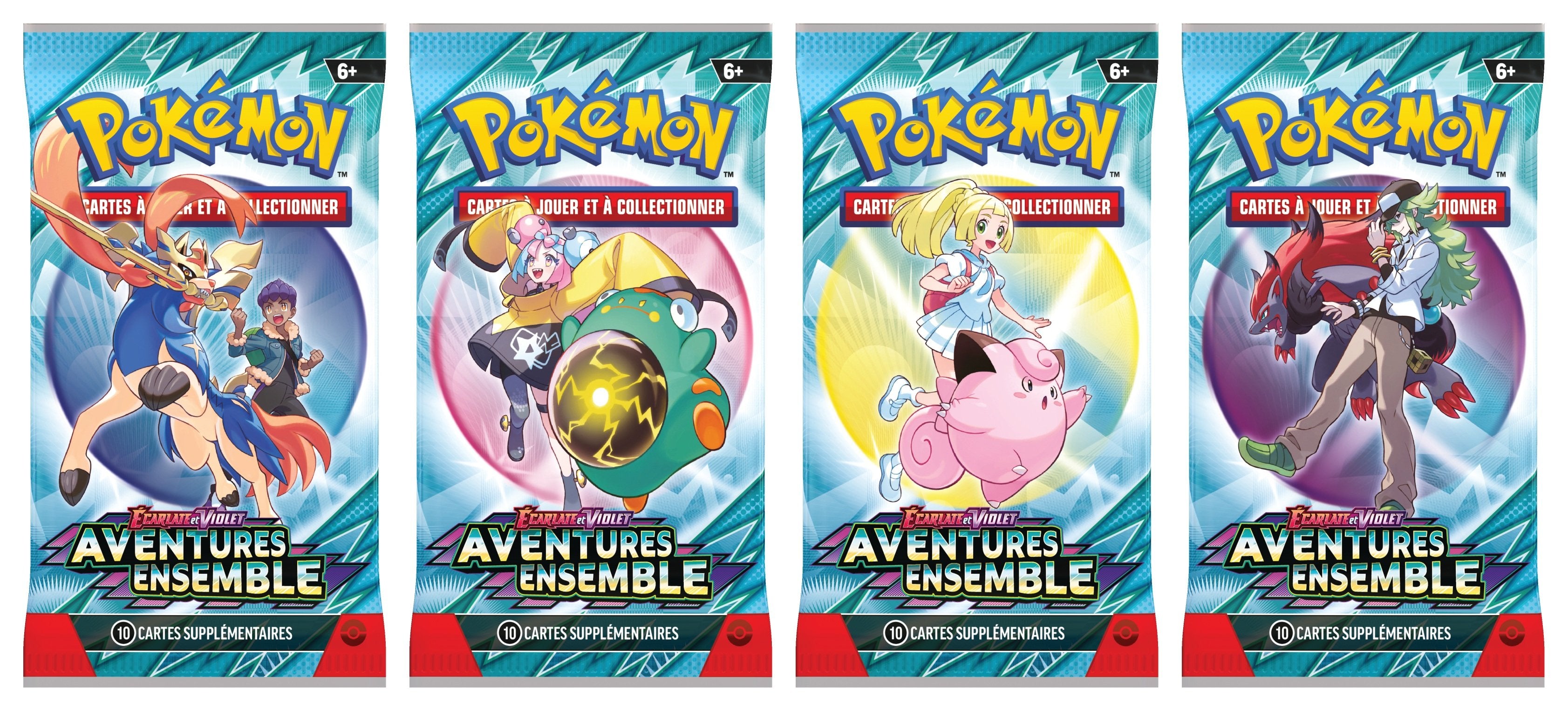 Pokémon JCC - Écarlate et Violet - Pack de Booster EV09 Aventures Ensemble (Display x36) - flash vidéo