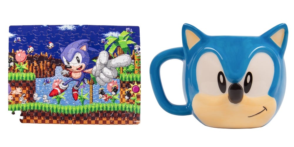 Sonic the Hedgehog - Coffret mug 3D et puzzle - flash vidéo