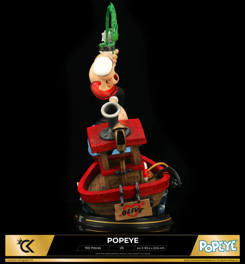 Cartoon Kingdom - 1:6 Statues - Popeye "Olive Version" Statue 44cm - flash vidéo