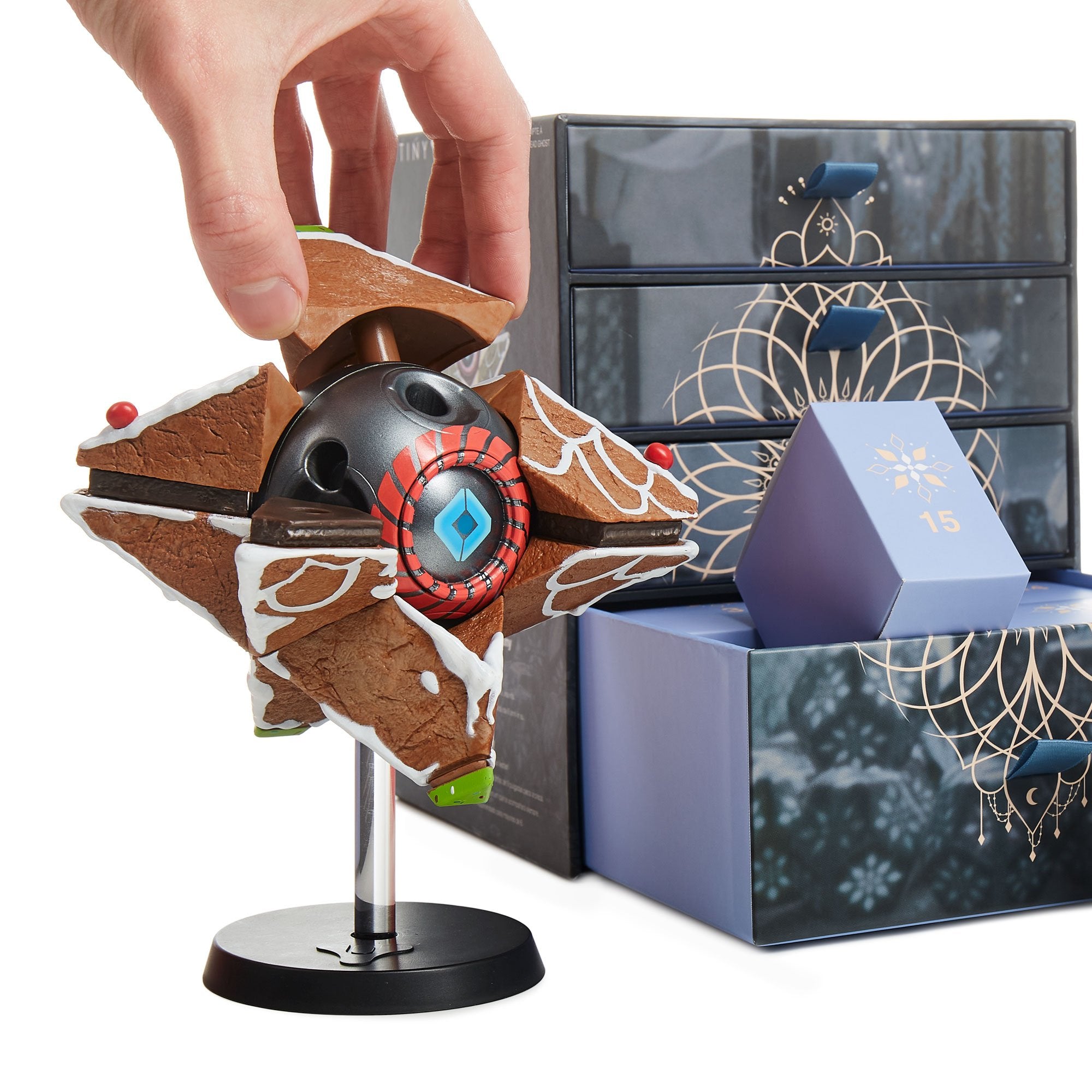 Bungie - Destiny - Calendrier de l'Avent 24 jours (Figurine Ghost Shell pain d'épice à monter) - flash vidéo