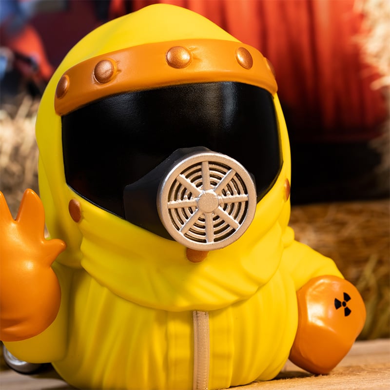TUBBZ Canard de bain - Retour vers le Futur - Marty Costume Anti-Radiation - flash vidéo