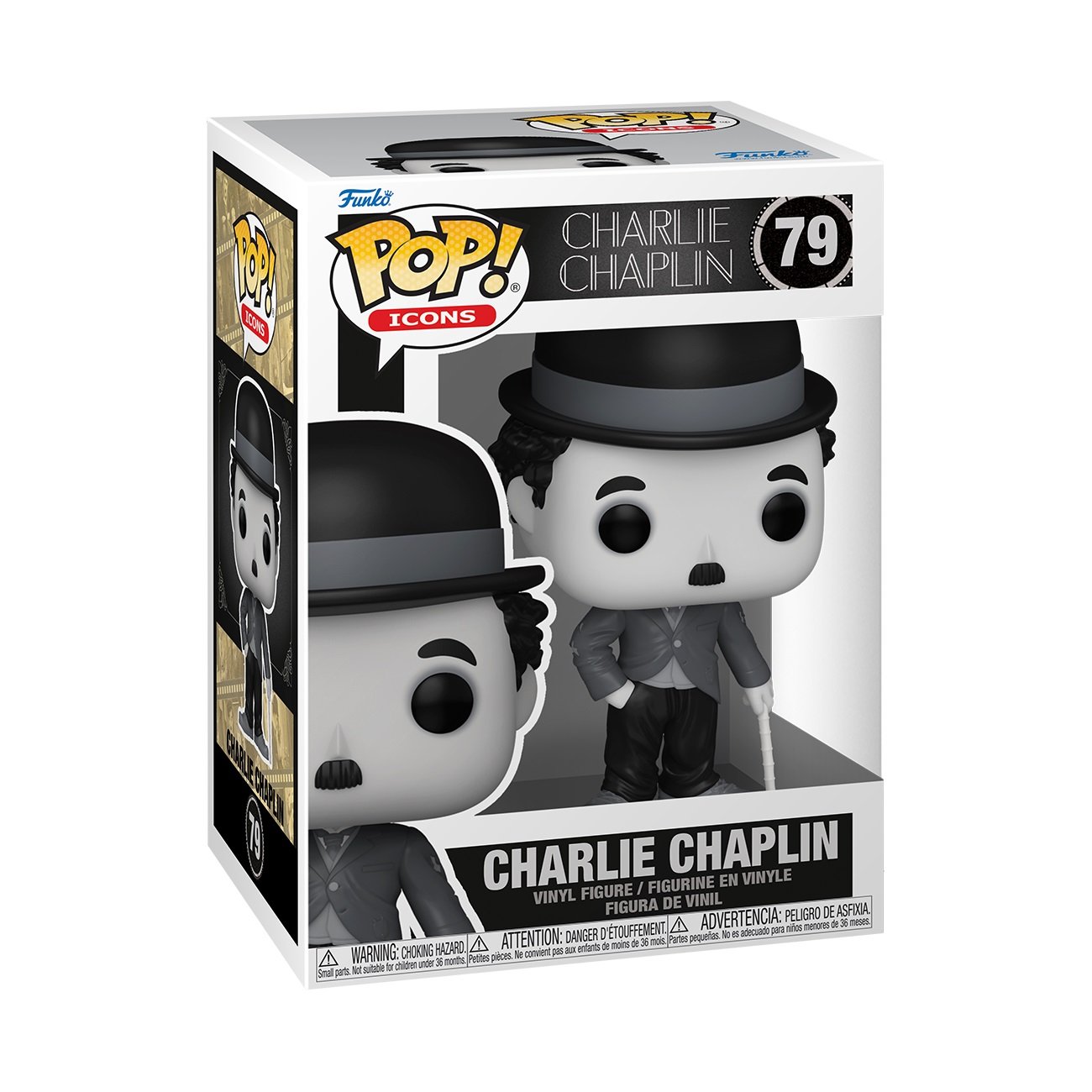 Funko Pop! Icons: Charlie Chaplin - flash vidéo