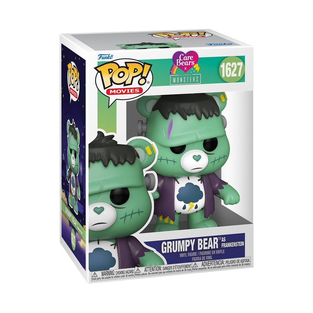 Funko Pop! Movies: Carebears x Universal Monsters - Grumpy Bear Frankenstein - flash vidéo