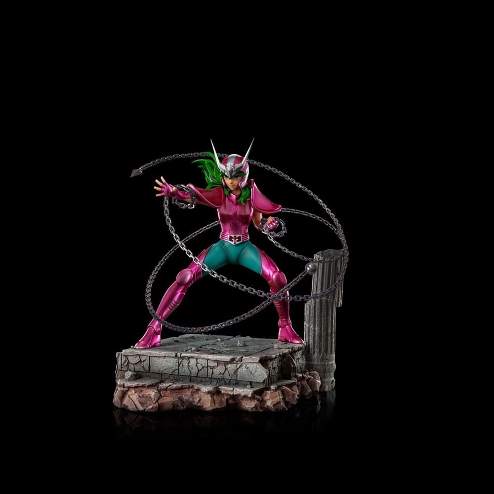 Iron Studios - Art Scale 1/10 - Saint Seiya - Andromeda Shun Statue 21cm - flash vidéo