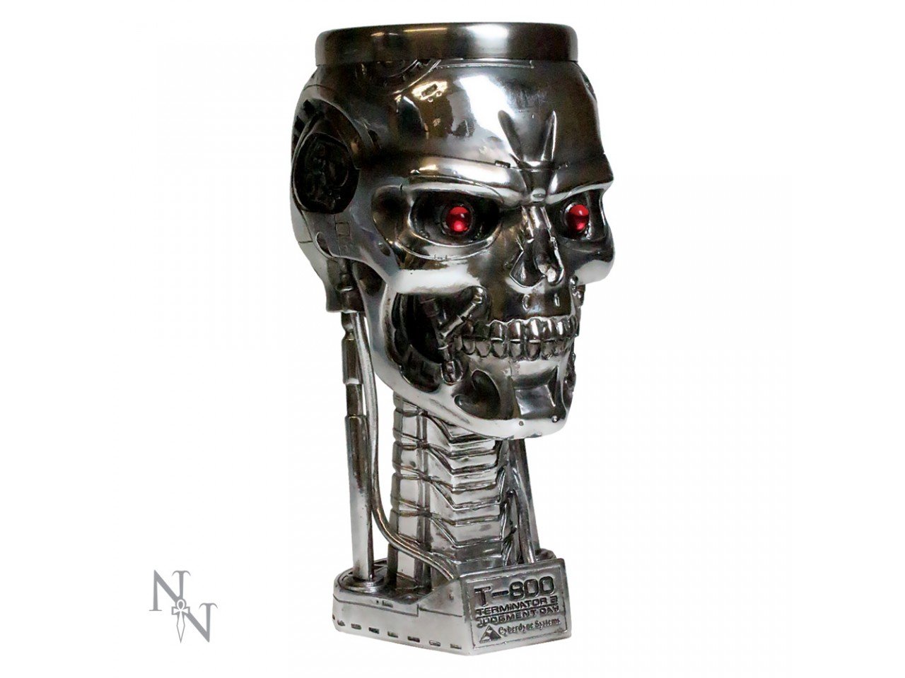 Terminator - T-800 Head Goblet 17cm - flash vidéo