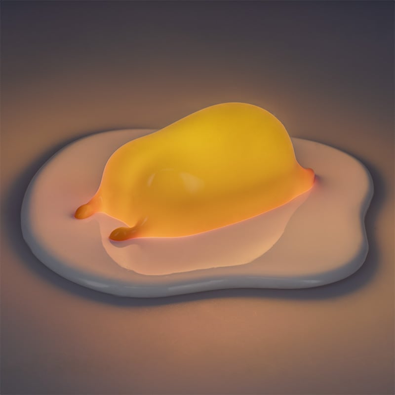Gudetama - Lampe flexible 3D Gudetama - flash vidéo