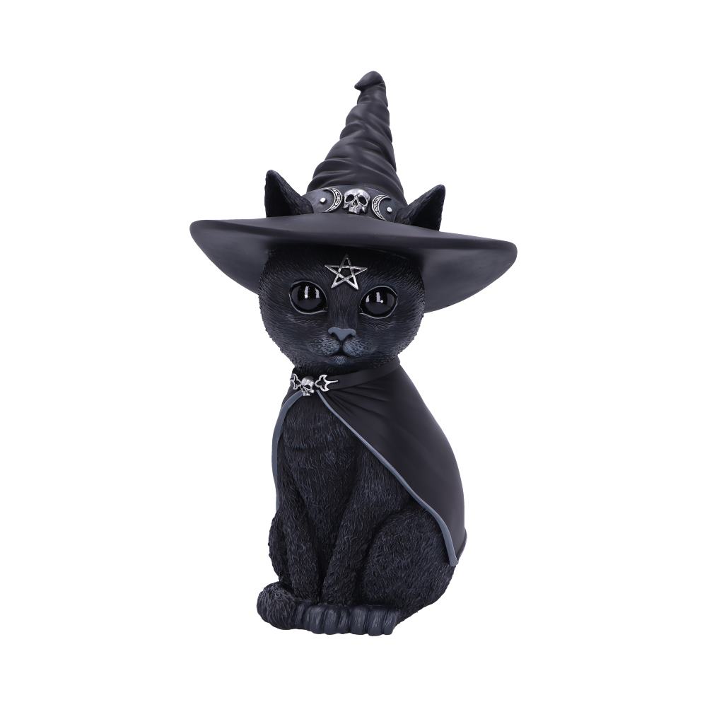 Figurine Chat Sorcier Purrah 30cm - flash vidéo