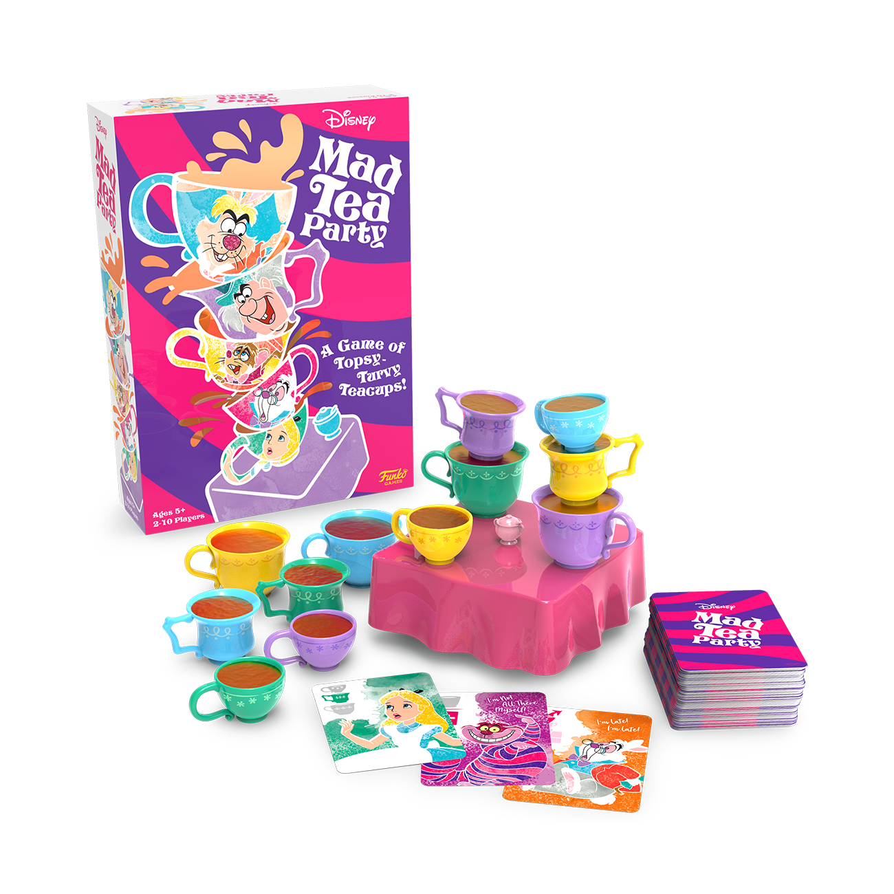 Funko Children's Game: Disney - Mad Tea Party - flash vidéo