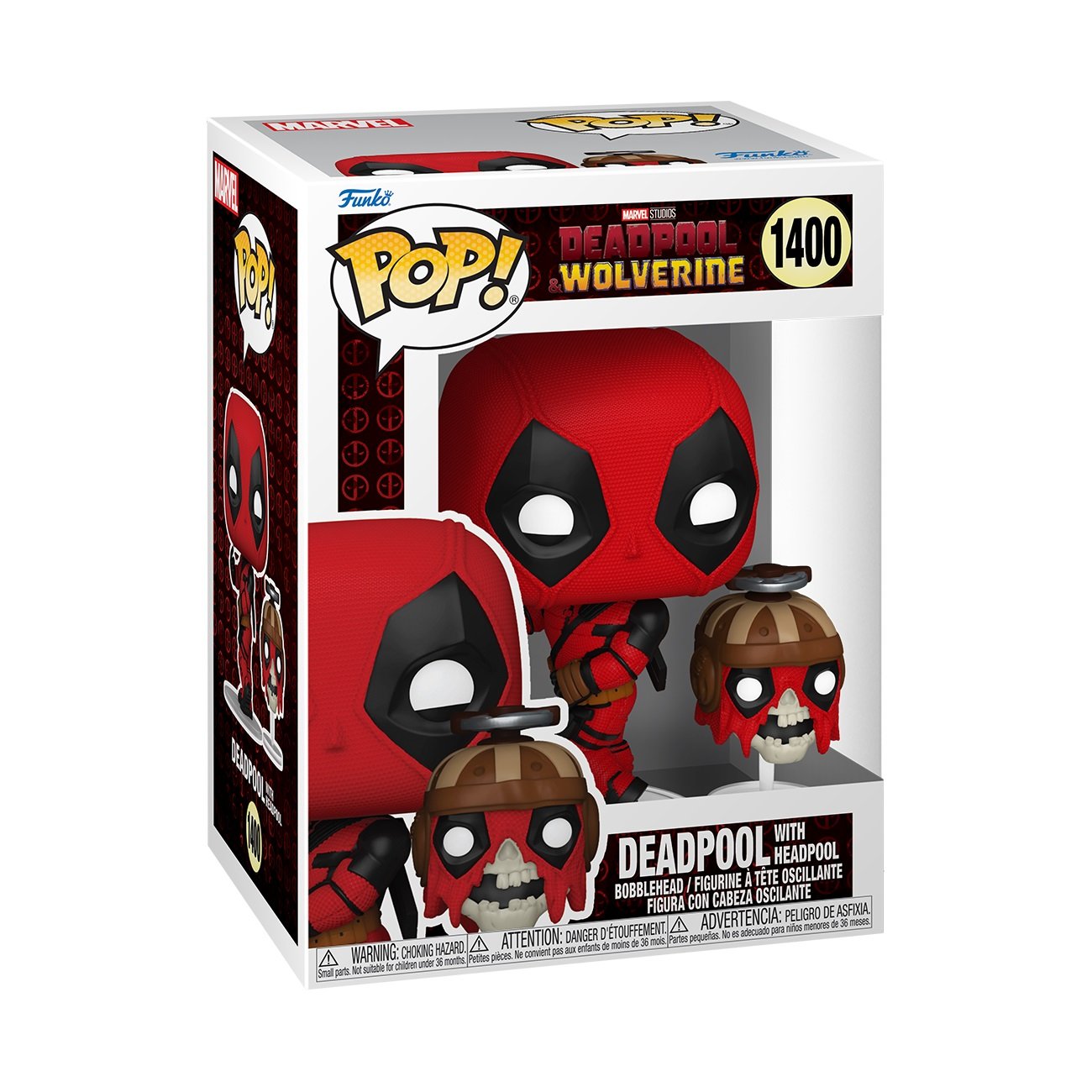 Funko Pop! Movies: Deadpool 3 - Deadpool with Headpool - flash vidéo