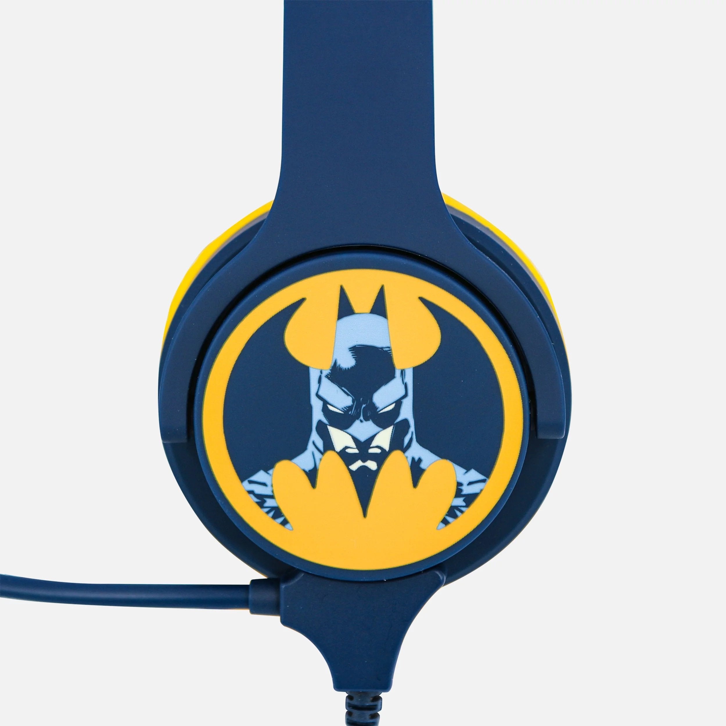 Batman - Casque interactif Emblème de Batman pour enfants avec microphone - flash vidéo