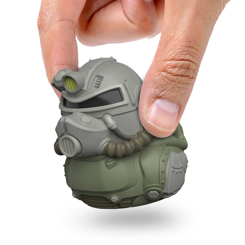 Numskull - Mini TUBBZ Canard de bain - Fallout - T-51 (Édition baignoire) - 8cm - flash vidéo