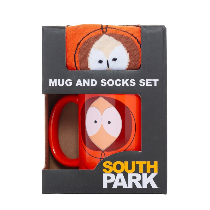 South Park - Coffret cadeau avec tasse 315ml et paire de chaussette EU 41-45 "Kenny" - flash vidéo