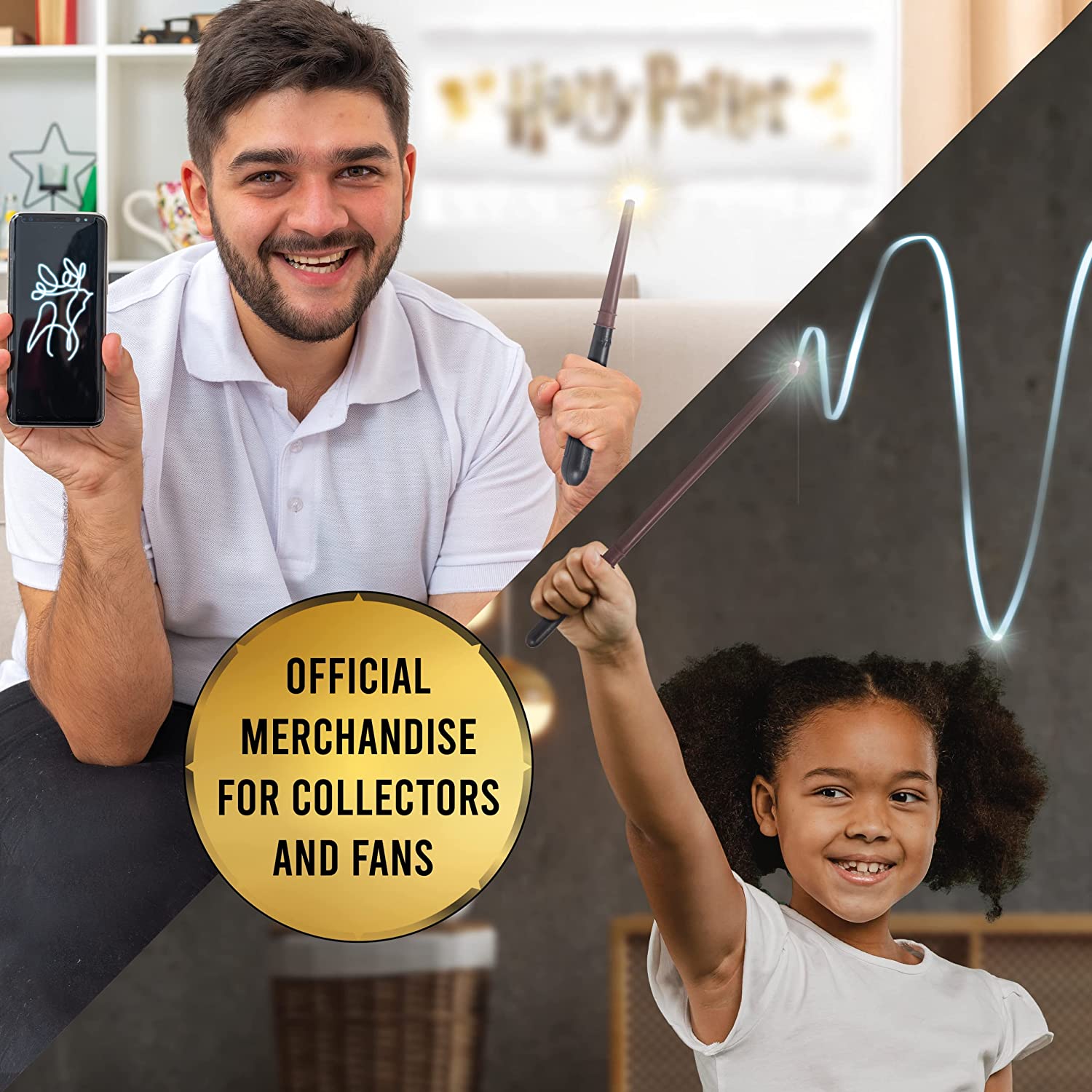 Harry Potter - Baguette Lumos de Drago Malefoy - flash vidéo