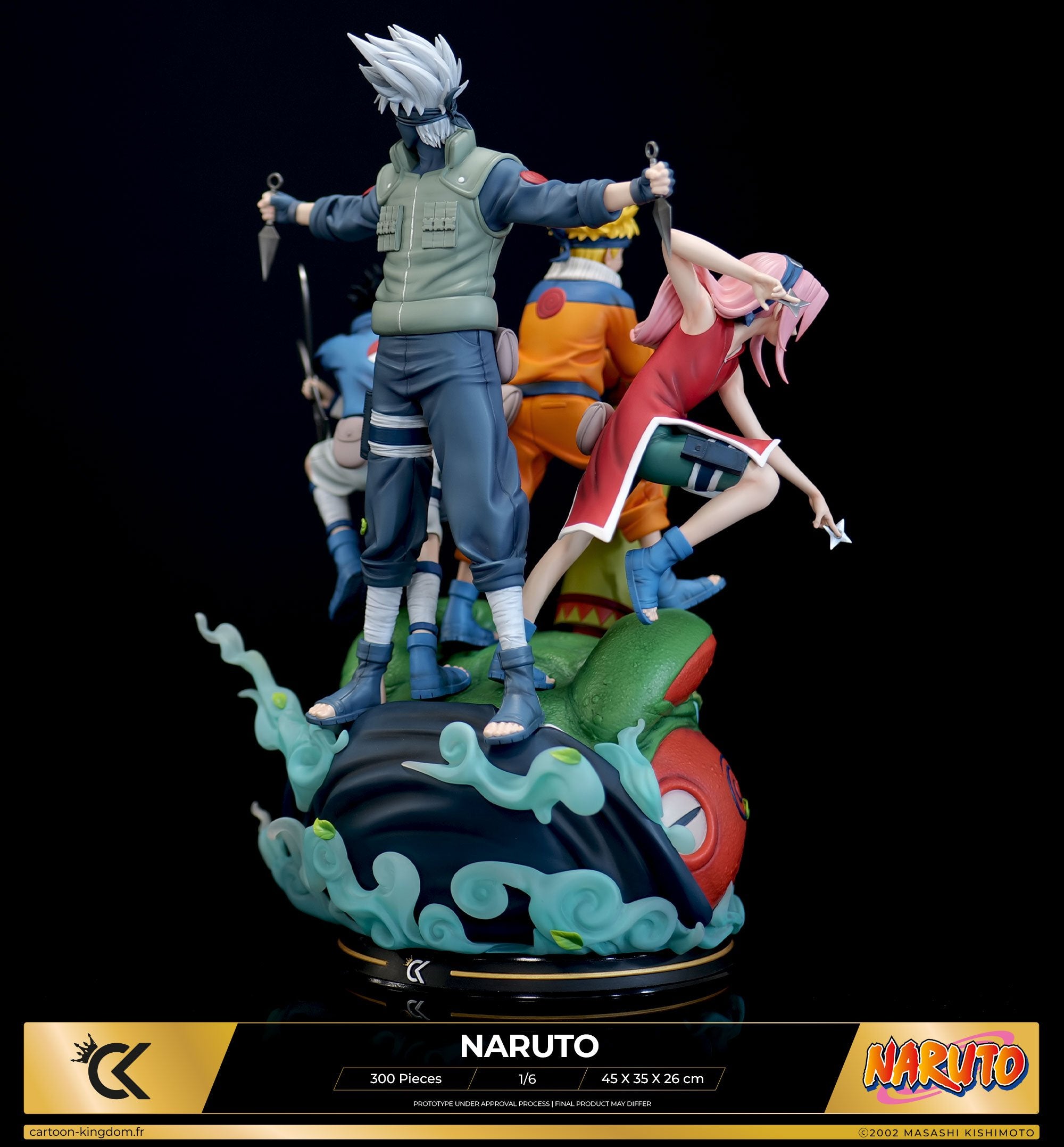 Cartoon Kingdom - 1:6 Statues - Naruto "Team 7" Statue 45cm - flash vidéo