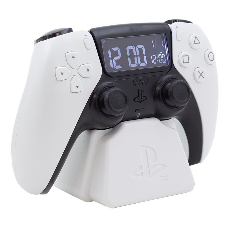 PlayStation - Réveil matin manette blanche de PlayStation 5 - flash vidéo