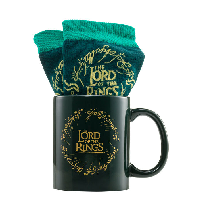 Le Seigneur des anneaux - Coffret cadeau avec tasse 315ml et paire de chaussette EU 41-45 "Lord of the Rings" - flash vidéo