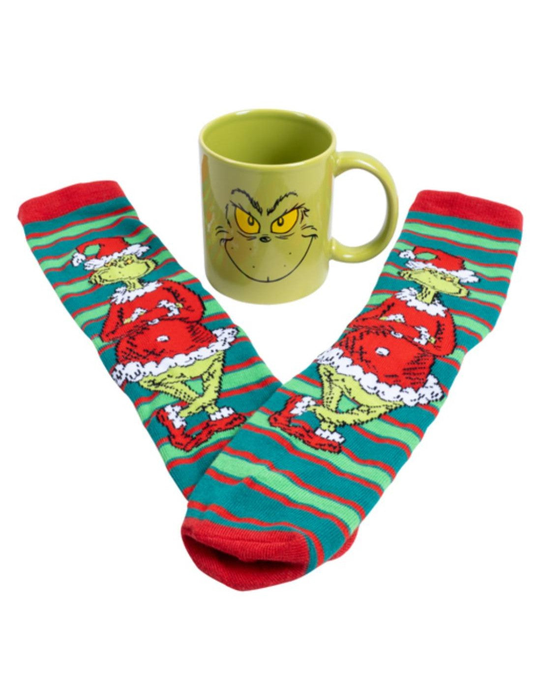 Le Grinch - Coffret Paire de Chaussettes + Mug 460ml - flash vidéo