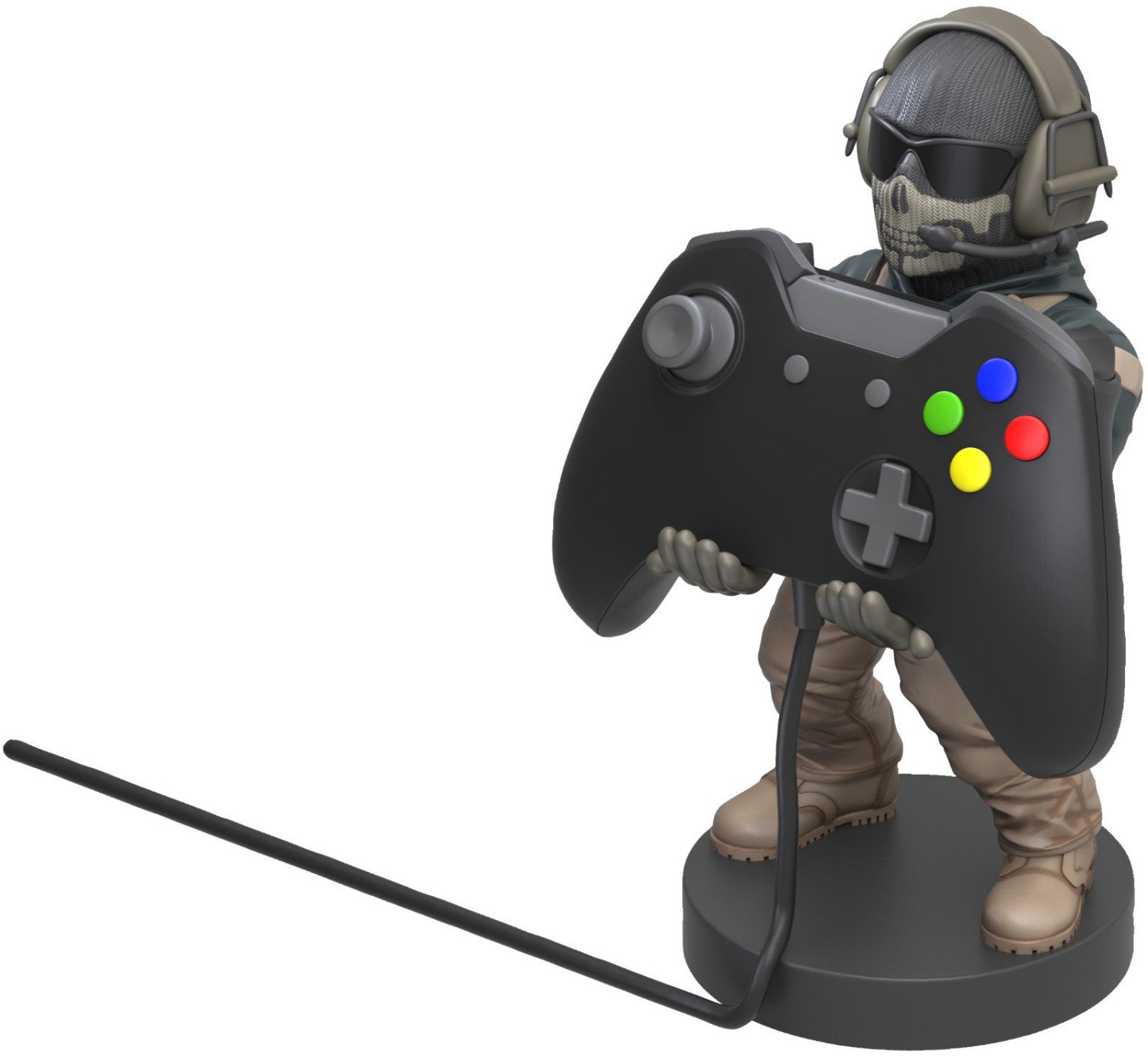 Cable Guys - Call of Duty - Lt. Simon “Ghost” Riley Support Chargeur pour Téléphone et Manette - flash vidéo