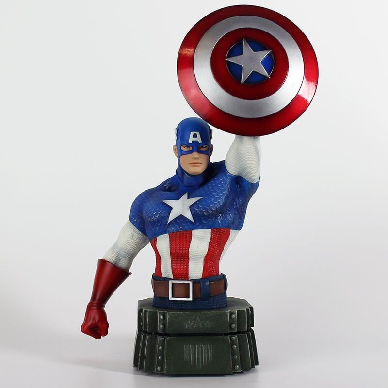 Marvel - Buste de Captain América Avengers 26cm - flash vidéo