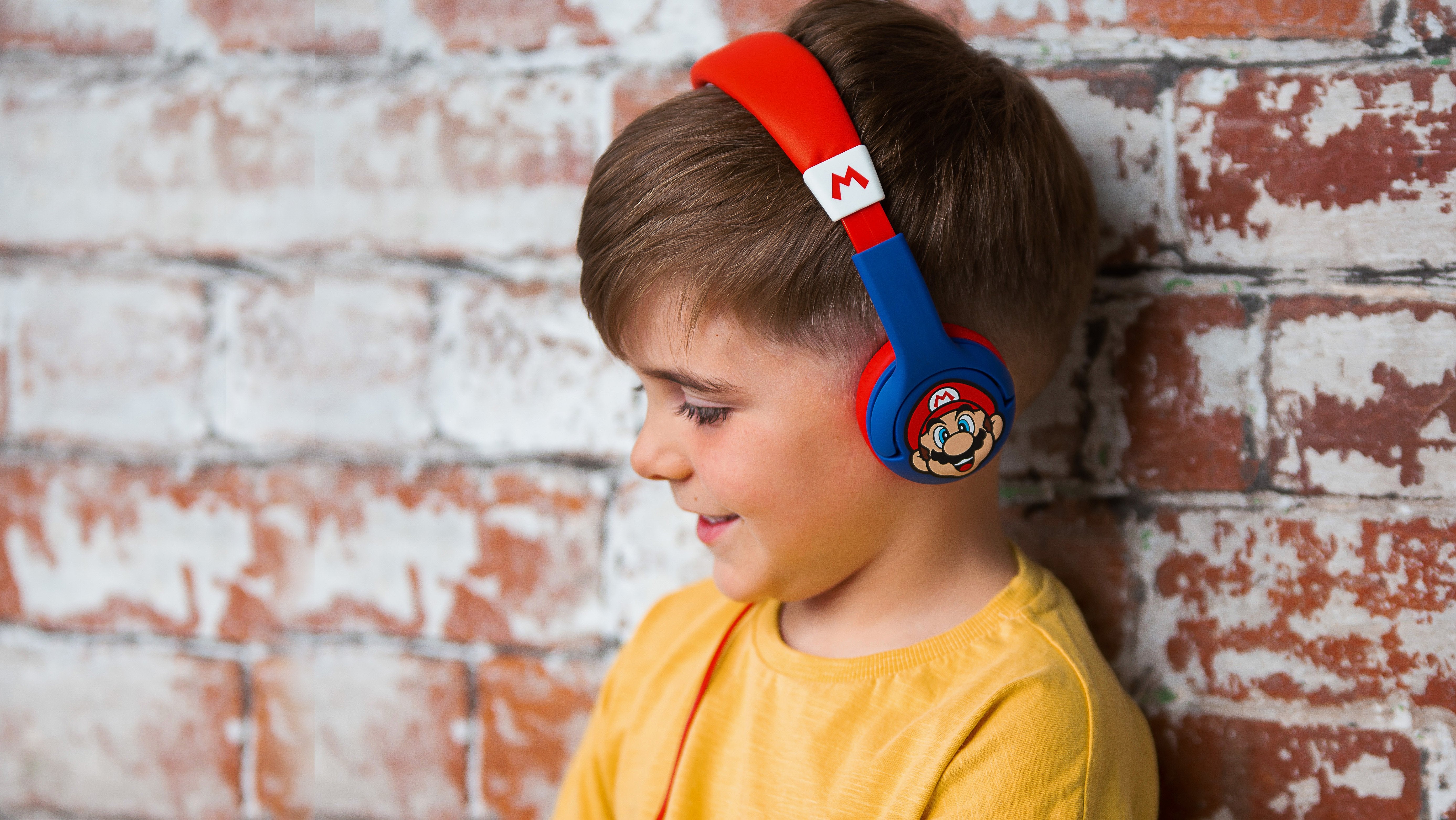 Super Mario - Casque audio Mario pour enfants - flash vidéo