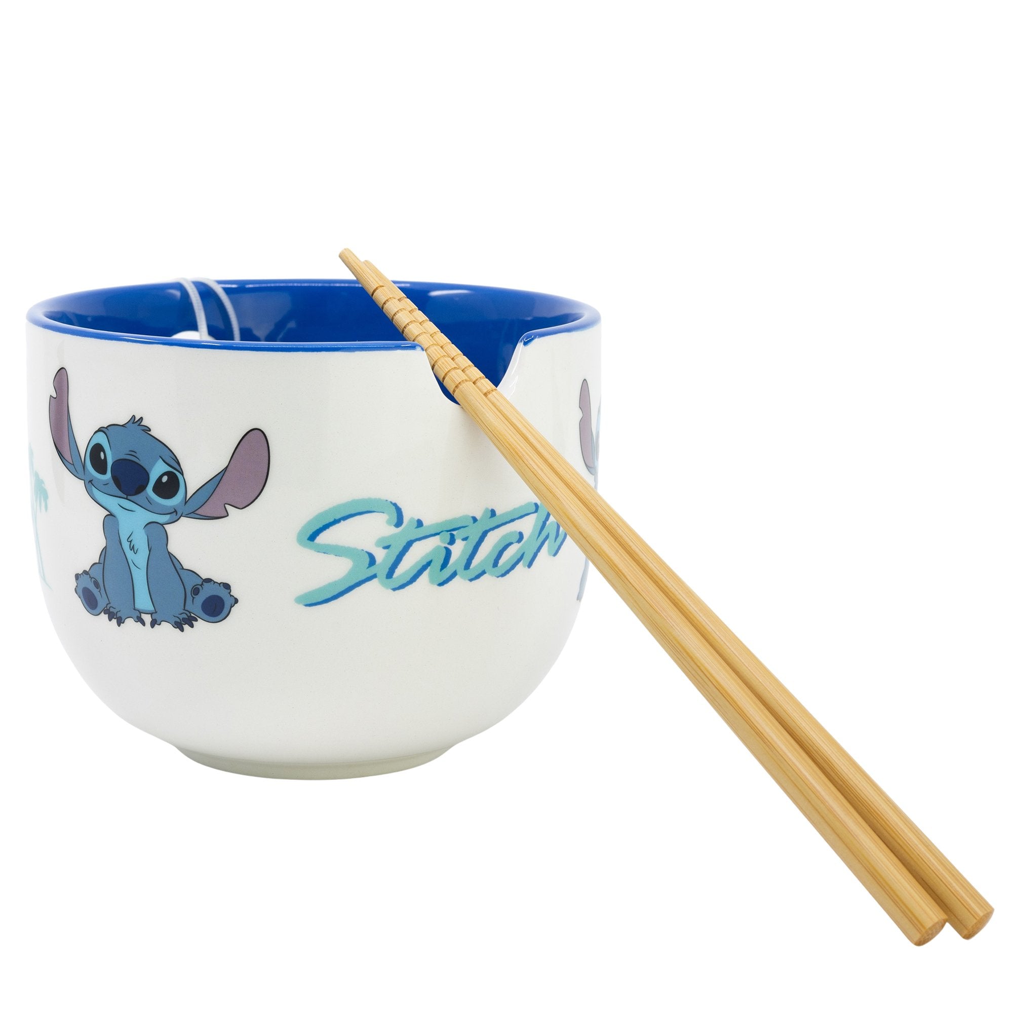 Disney - Bol à ramen avec baguettes Stitch - flash vidéo