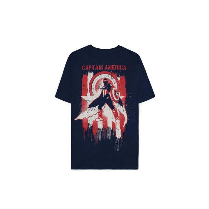 Marvel - Captain America - T-shirt Homme à manches courtes "Flag of the falcon" - 2XL - flash vidéo