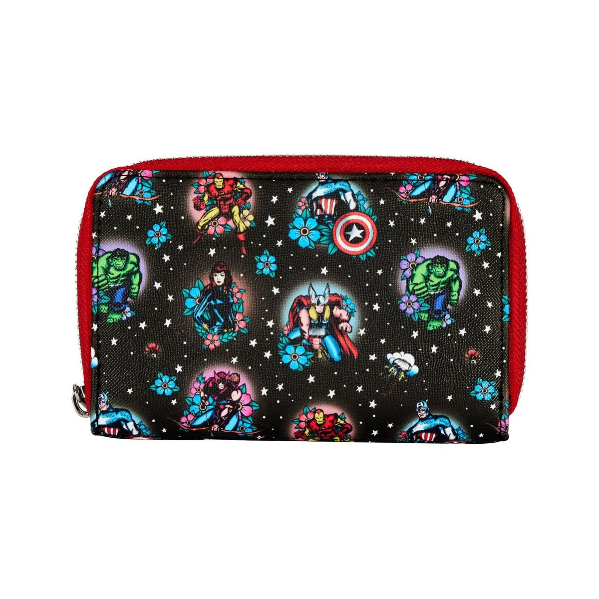 Loungefly: Marvel - Avengers Tattoo Zip Around Wallet - flash vidéo