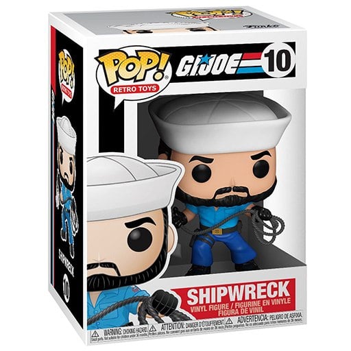 Funko Pop! Retro Toys: G.I. Joe - Shipwreck - flash vidéo