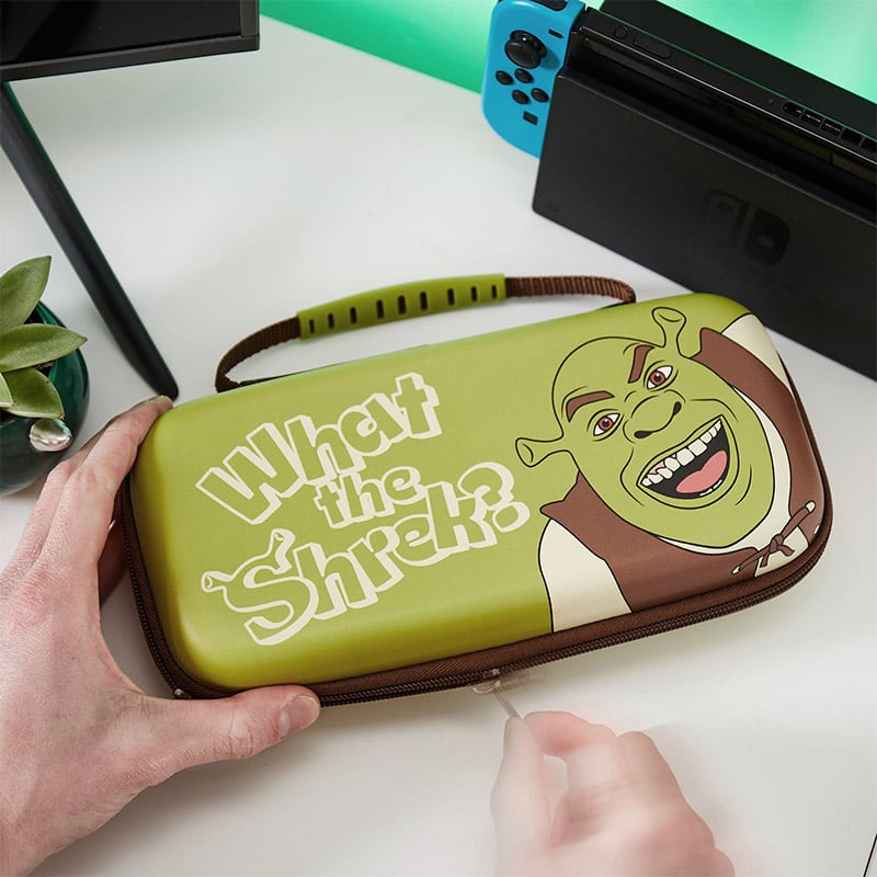 DreamWorks - Housse de transport Shrek pour Nintendo Switch - flash vidéo
