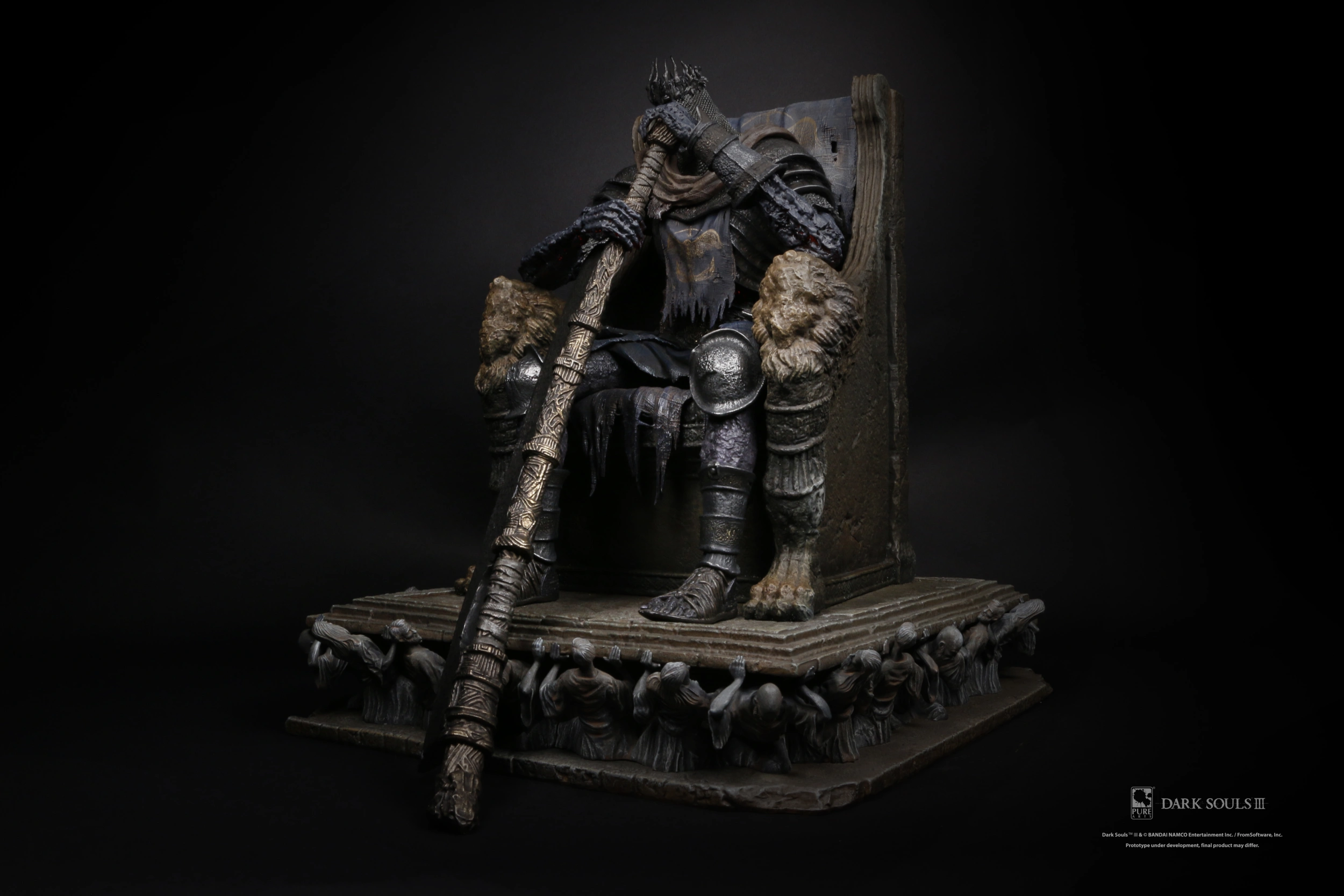 PureArts - 1:12 Scale Statues - Dark Souls 3 - Yhorm Statue 52cm - flash vidéo