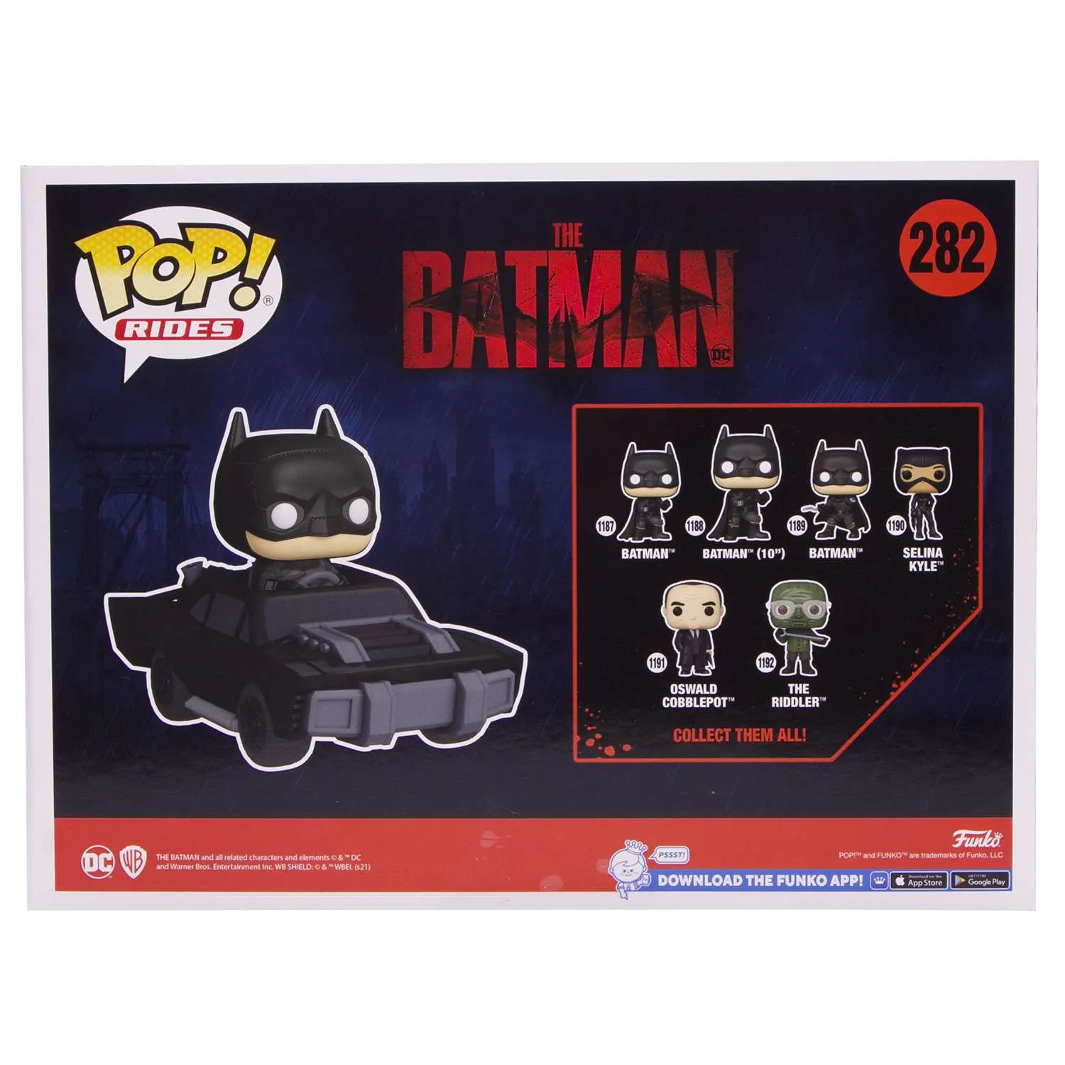 Funko Pop! Rides Super Deluxe: The Batman - Batman in Batmobile ENG Merchandising - flash vidéo