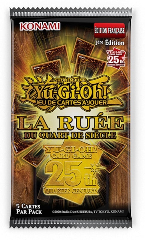 Yu-Gi-Oh! JCC - Pack de Booster La Ruée du Quart de Siècle (Blister cartonné) - flash vidéo