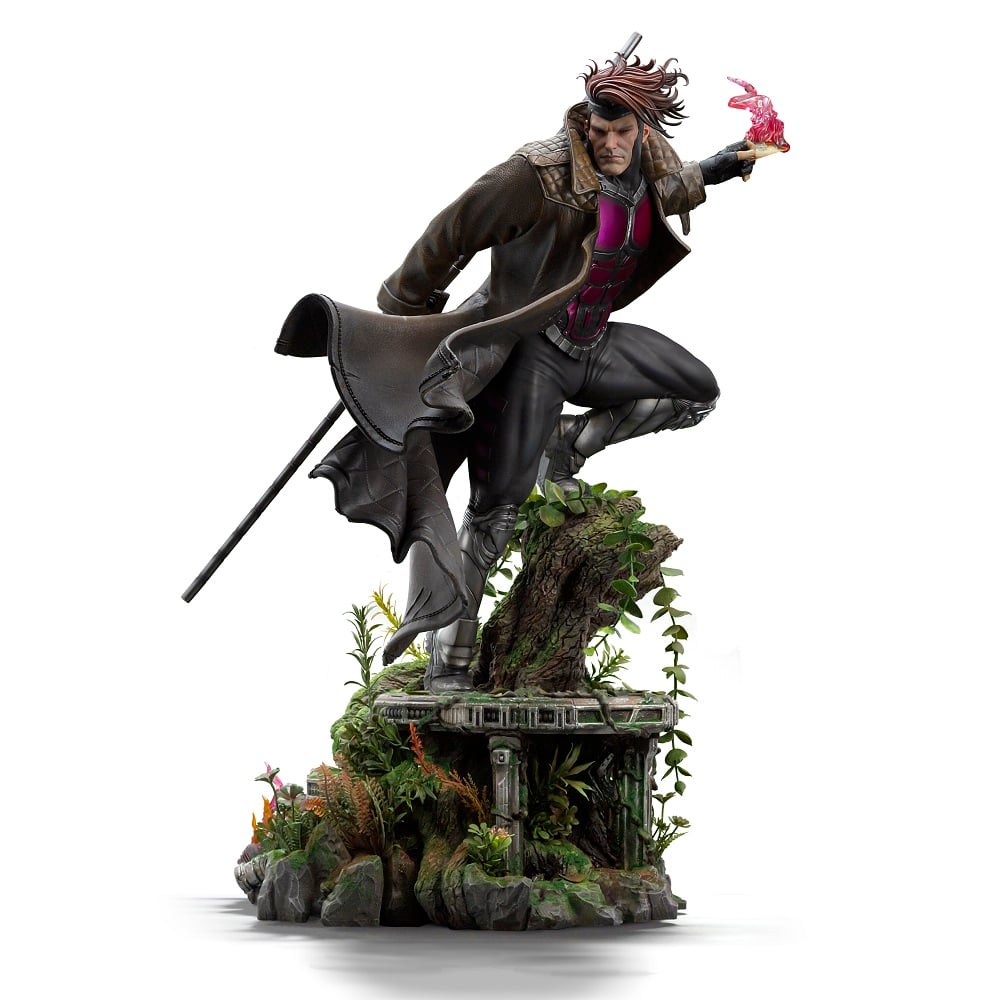 Iron Studios - Deluxe Legacy Replica 1/4 - Marvel - X-Men - Gambit Statue 70cm - flash vidéo