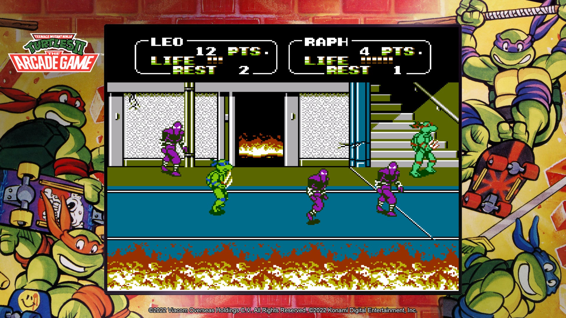 Teenage Mutant Ninja Turtles : The Cowabunga Collection - flash vidéo