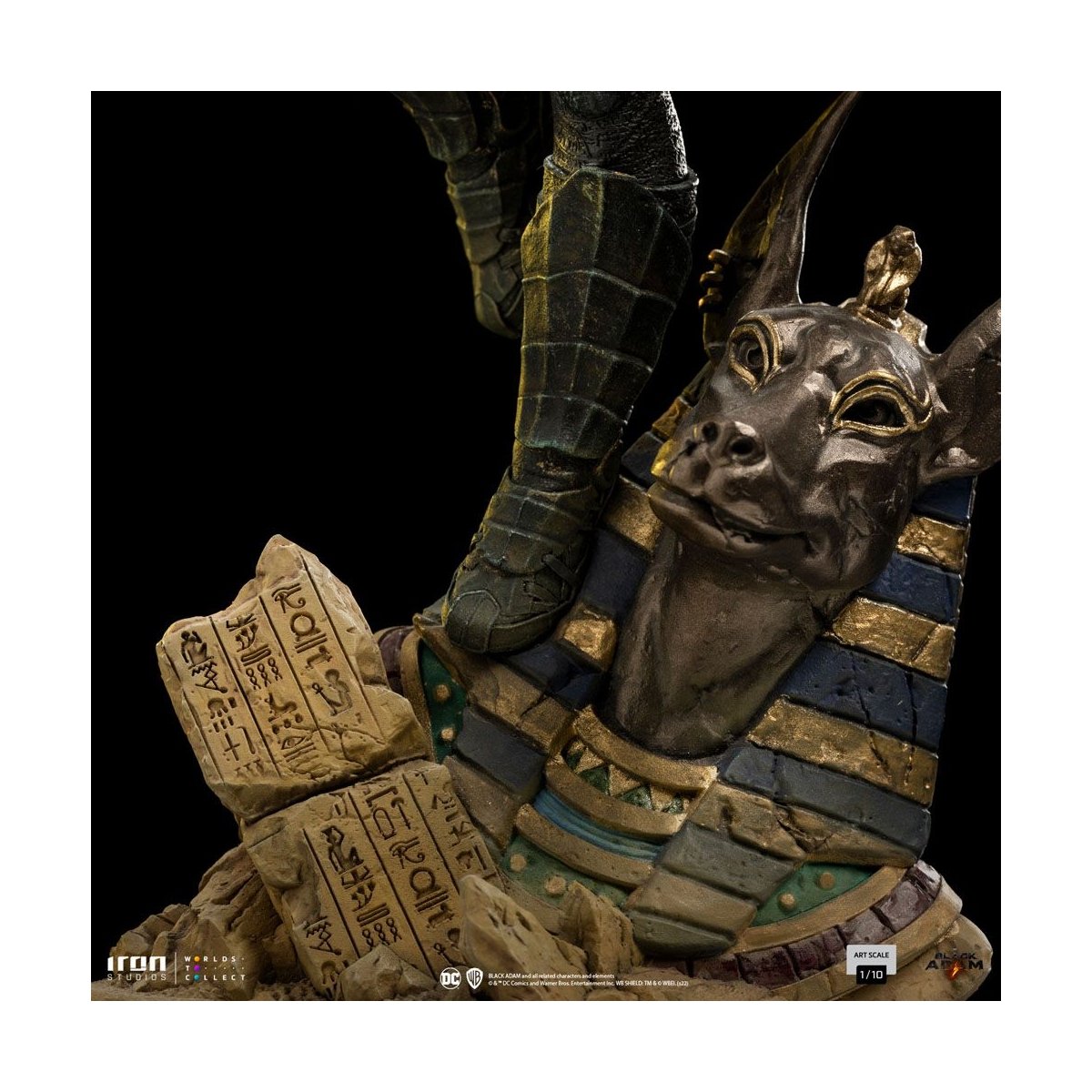 Iron Studios - Arts Scale 1/10 - DC Comics - Black Adam - Black Adam Statue 27cm - flash vidéo