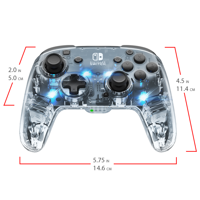 PDP - Manette sans fil Deluxe Afterglow pour Nintendo Switch et Switch OLED - flash vidéo